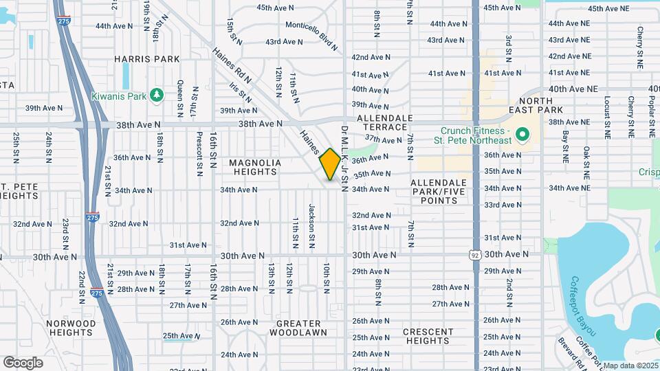 935 34th Ave N Map and Location Details