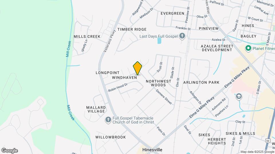 734 Robin Hood Dr Map and Location Details