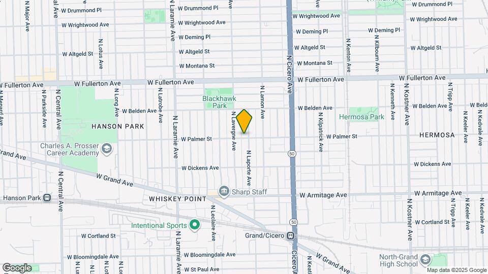 4940 W Palmer St Map and Location Details