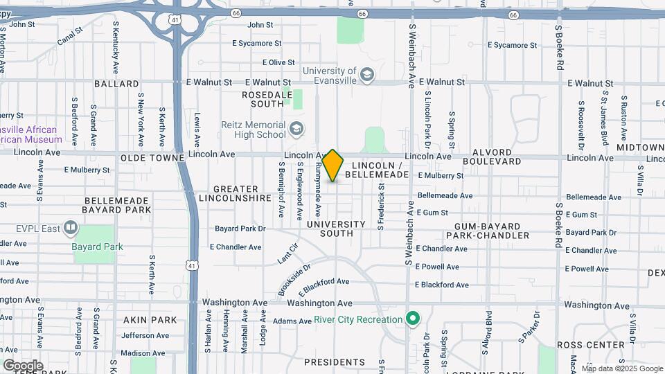 639 S Rotherwood Ave Map and Location Details