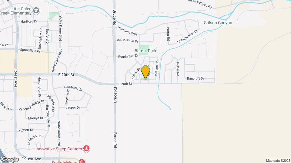 2610 E 20th St Map and Location Details