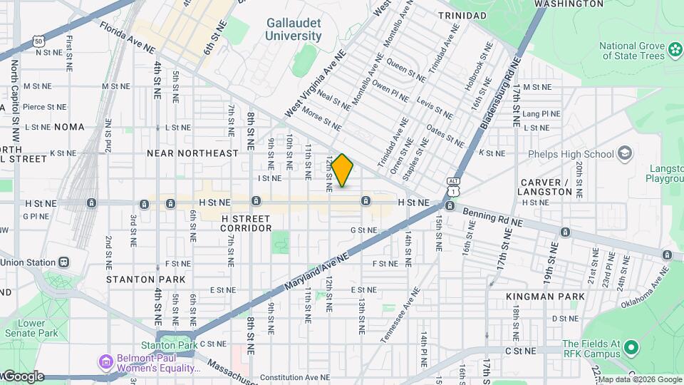 1219 Wylie St NE Map and Location Details