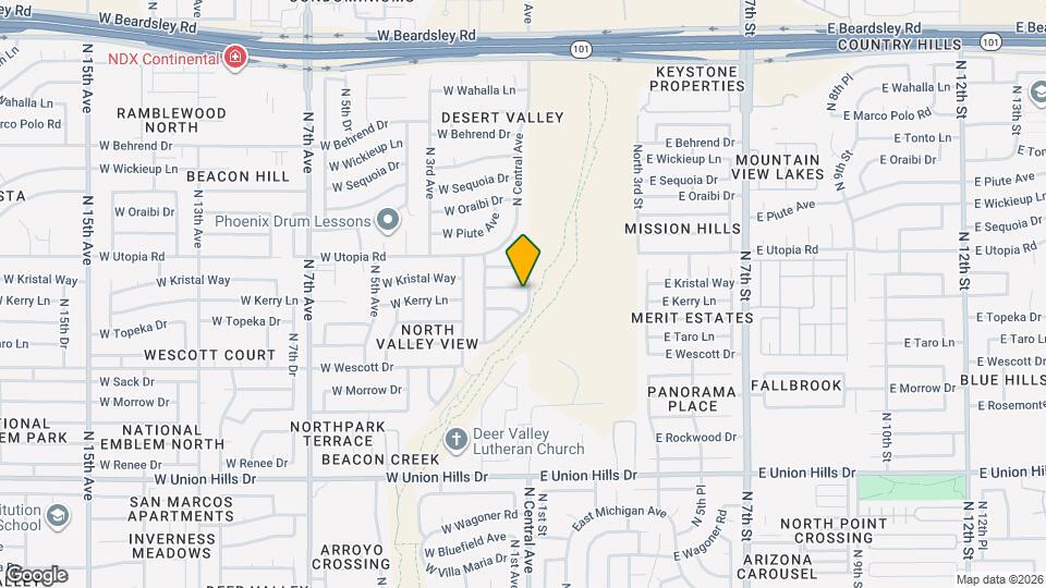 1 W Kerry Ln, Unit 1445121 Mapa y Detalles de la Ubicación