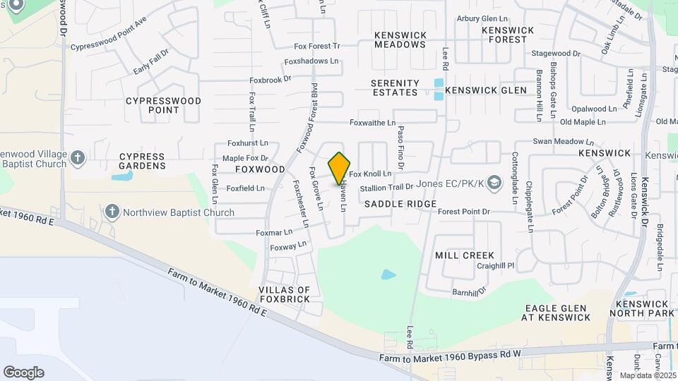 20203 Fox Haven Ln Mapa y Detalles de la Ubicación