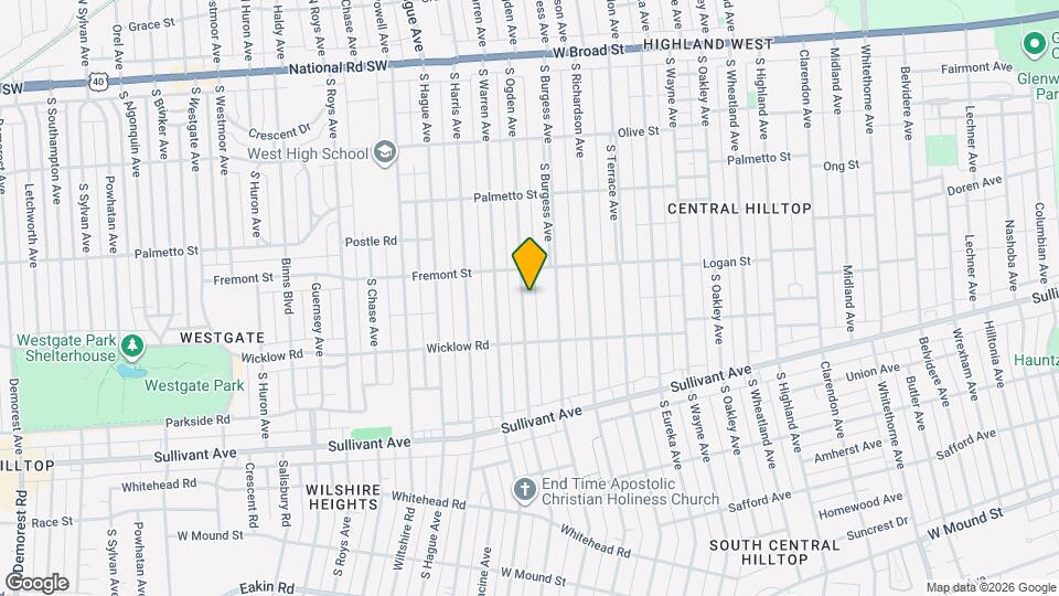 350 S Ogden Ave Map and Location Details