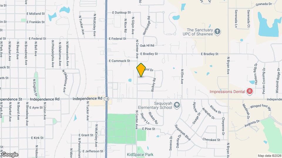 1205 E Rose Dr Map and Location Details