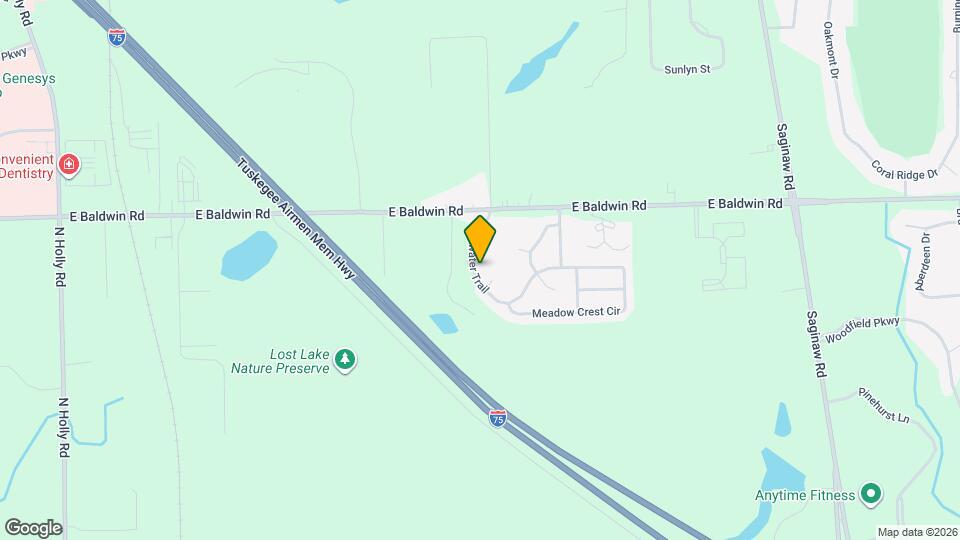 10105 Edgewater Trail Map and Location Details