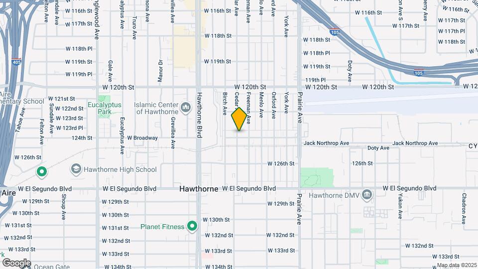 4239 W Broadway Map and Location Details