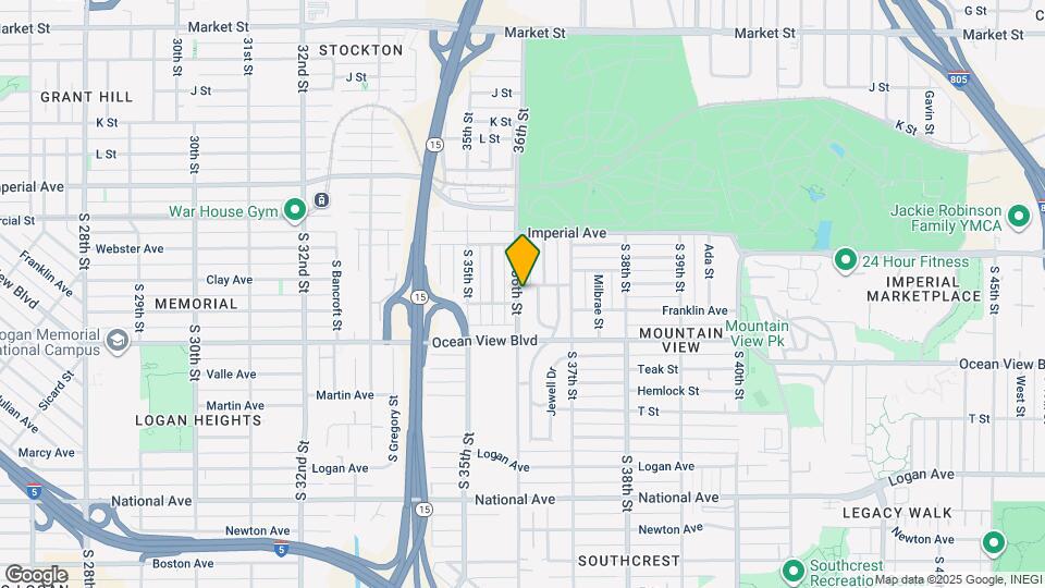 315 S 36th St Map and Location Details