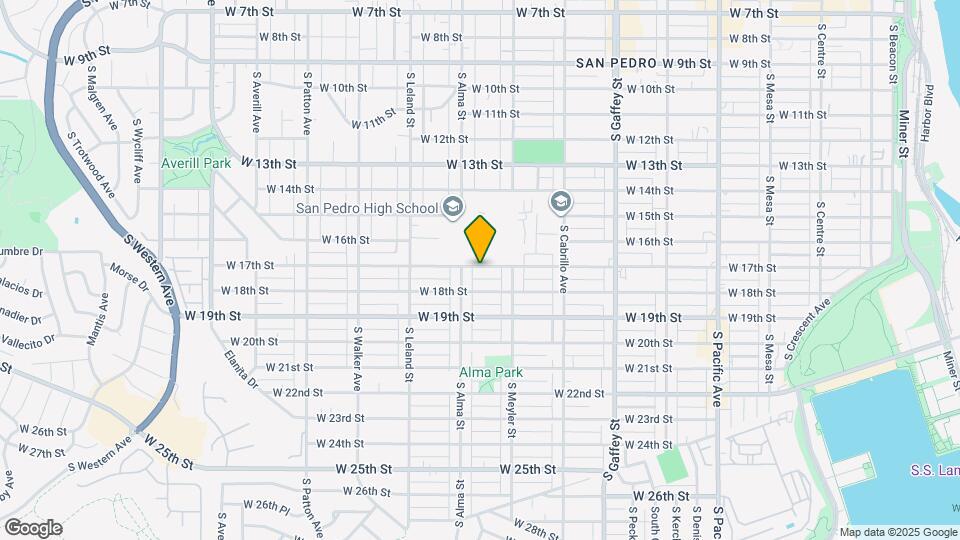 959 W 17th St Map and Location Details