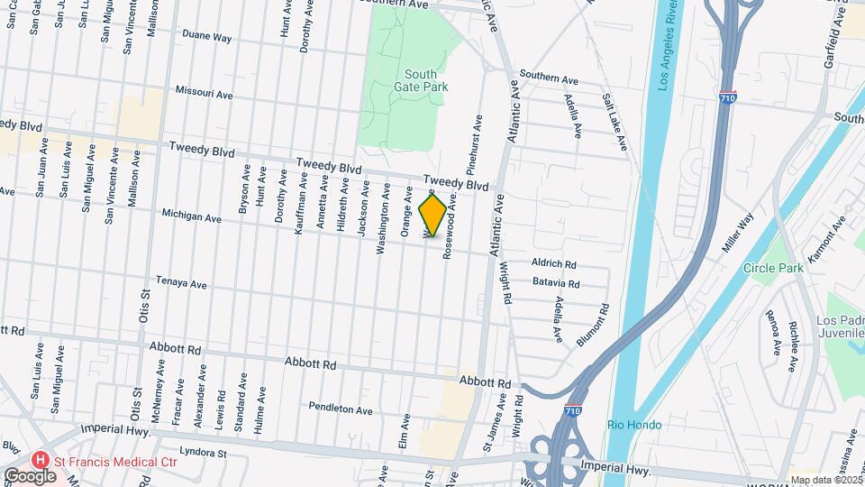 10134 Walnut Ave Map and Location Details