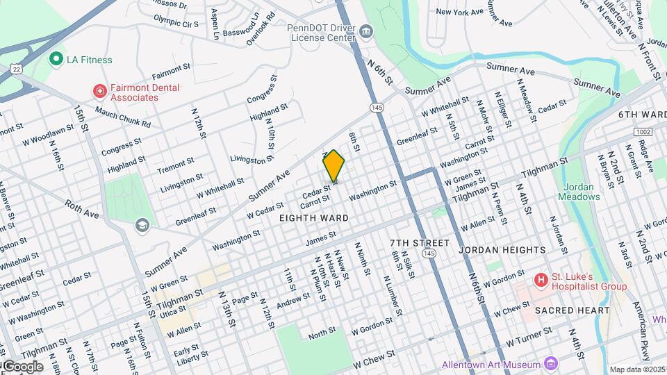 828 N Ninth St-Unit -Apt 2 Map and Location Details