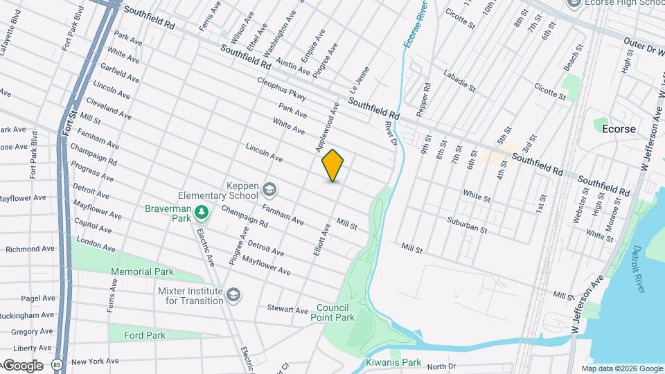 523 Lincoln Ave Map and Location Details