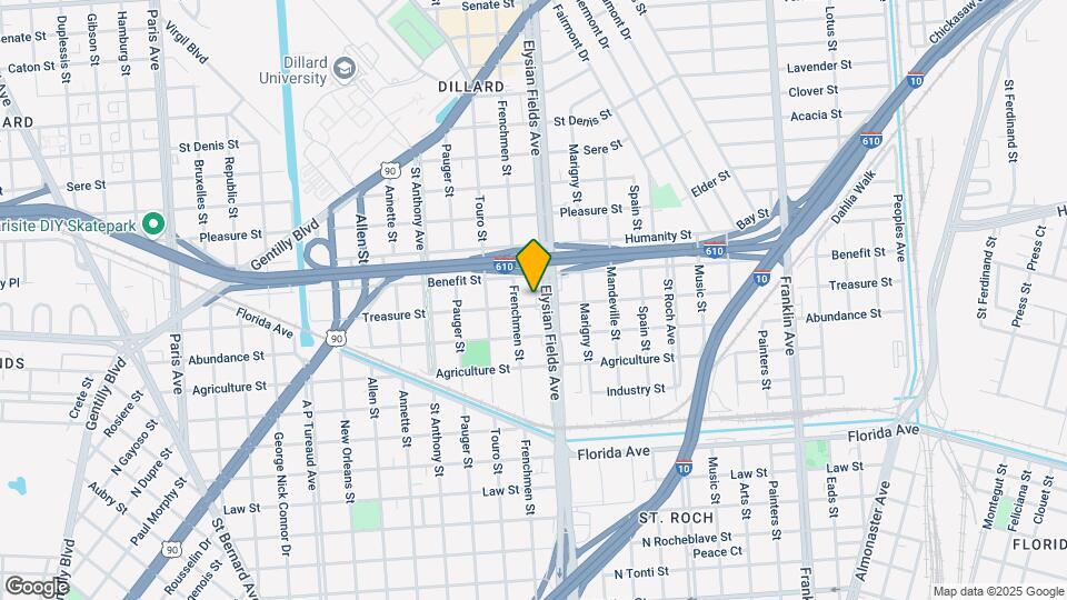 2165 Treasure St Mapa y Detalles de la Ubicación