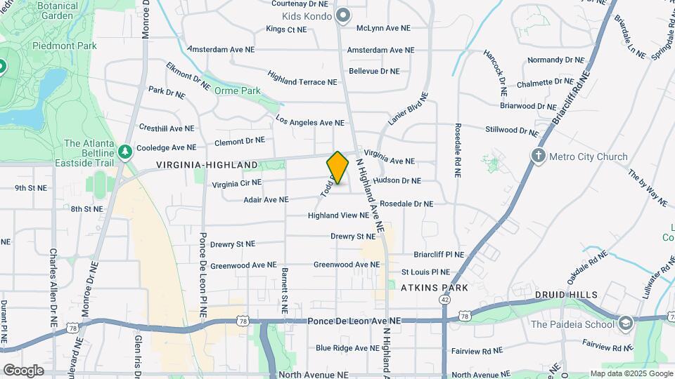 976 Adair Ave NE Map and Location Details