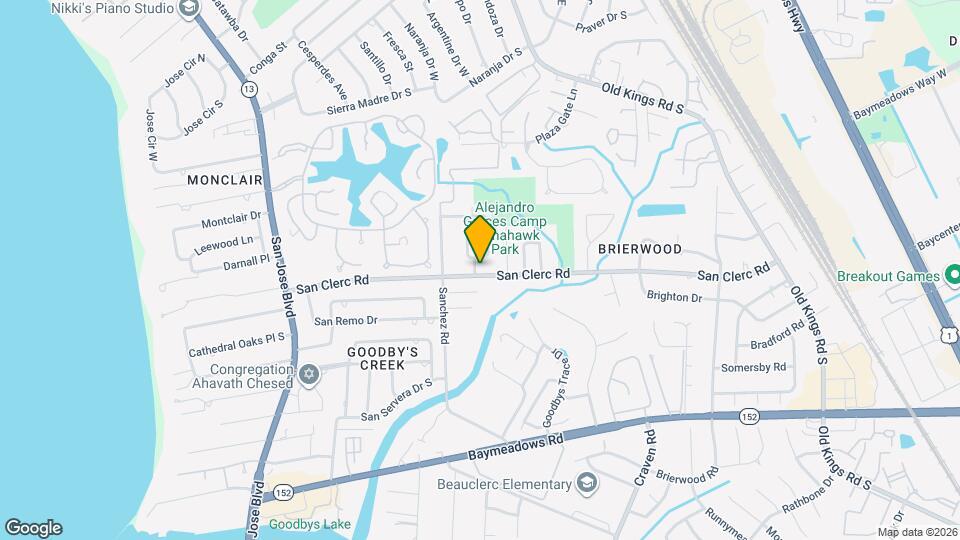 8469 San Clemente Dr Map and Location Details