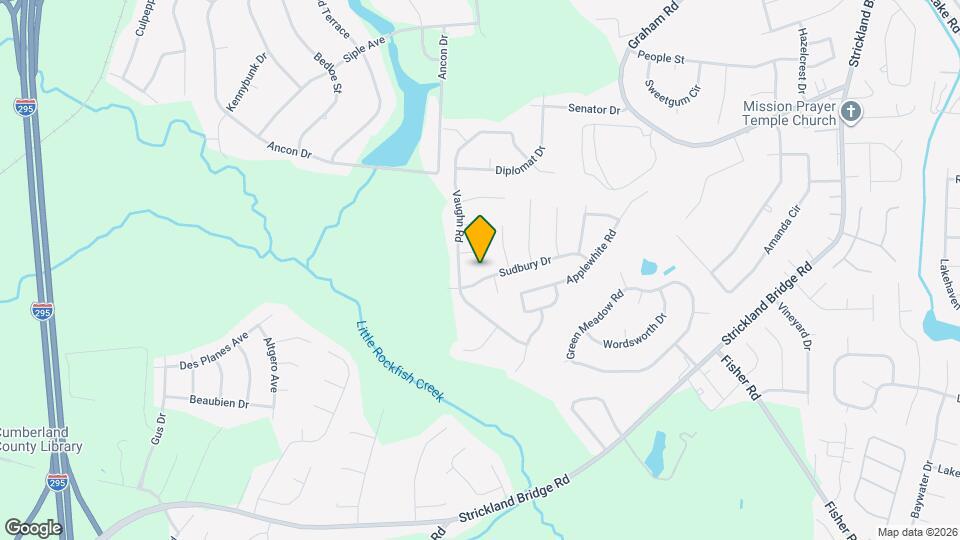 6512 Sudbury Dr Map and Location Details