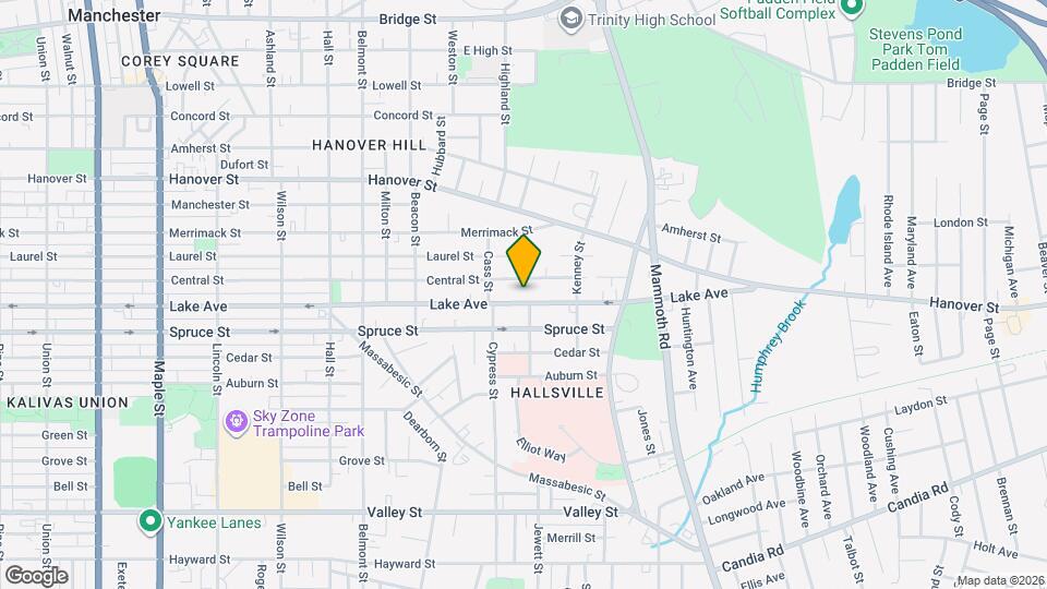 598 Lake Ave, Unit first floor Map and Location Details
