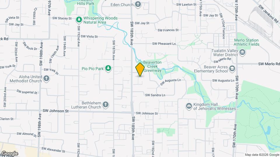 2200 SW 184th Terrace Map and Location Details