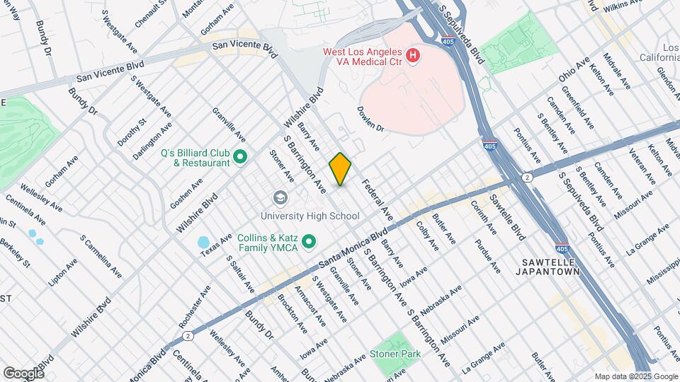 11662 Rochester Ave Mapa y Detalles de la Ubicación