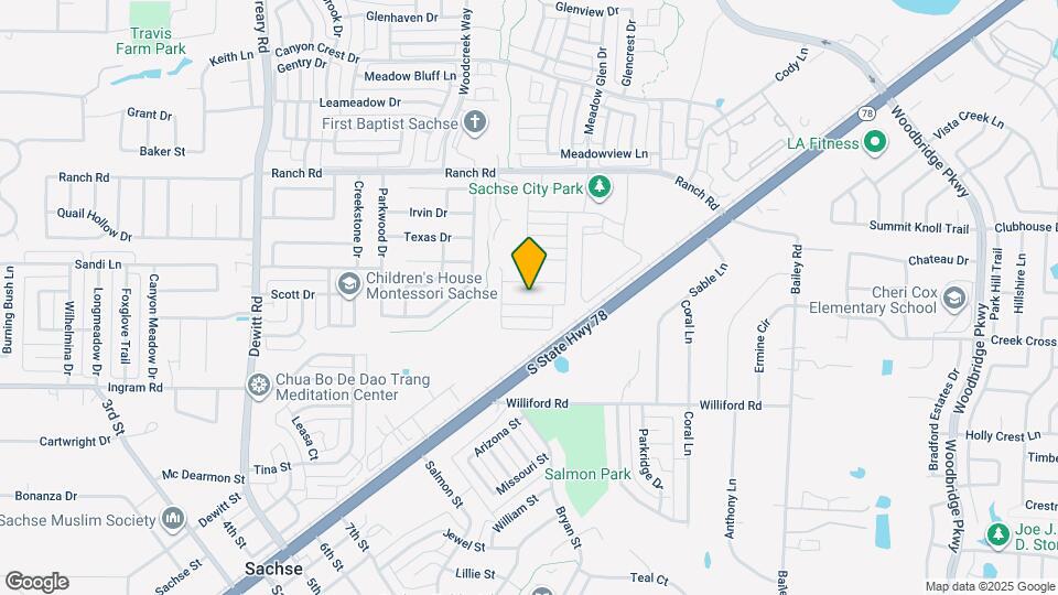 4105 Saddlehorn Wy Map and Location Details