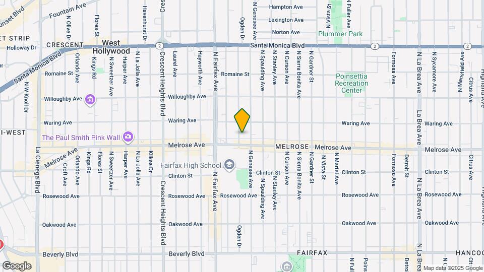 720 N Ogden Dr Map and Location Details