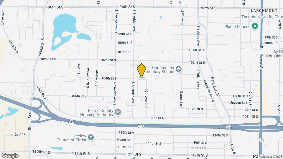 1307-1309 104th St Map and Location Details