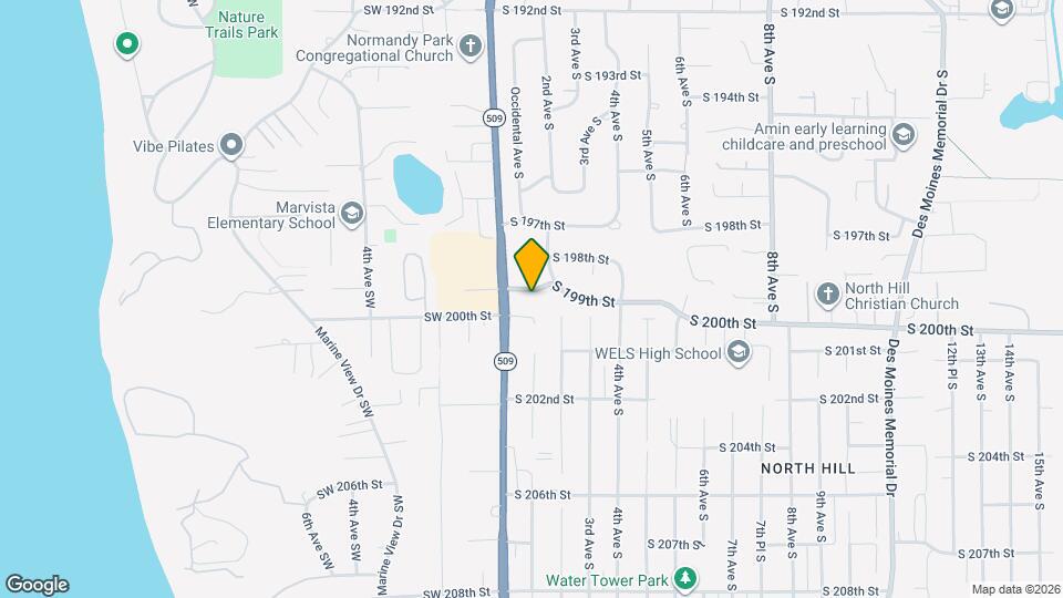 123 S 199th St Map and Location Details