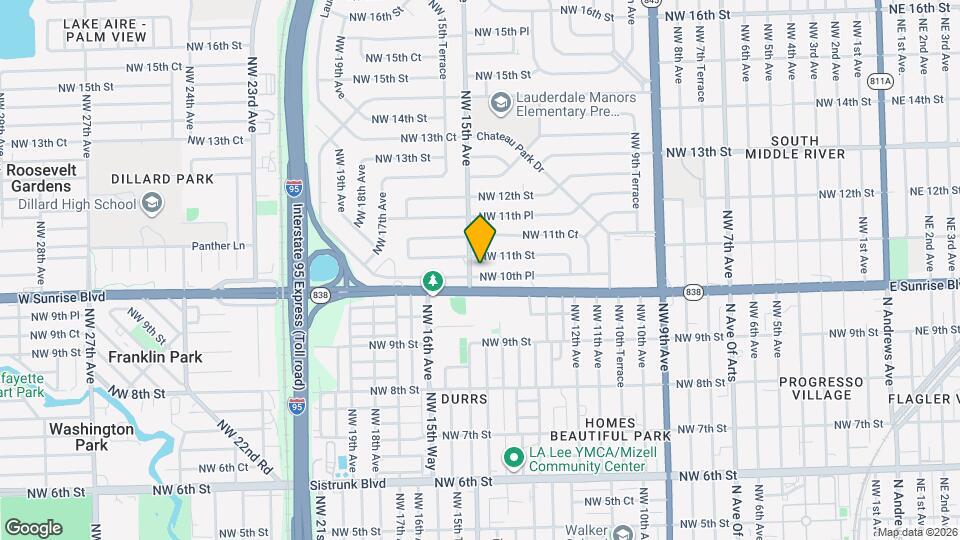 1431 NW 10th Pl Mapa y Detalles de la Ubicación
