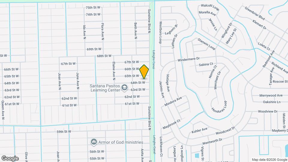 2502 64th St W Map and Location Details