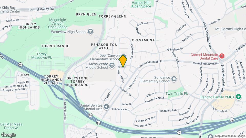 13388 Darview Ln Map and Location Details