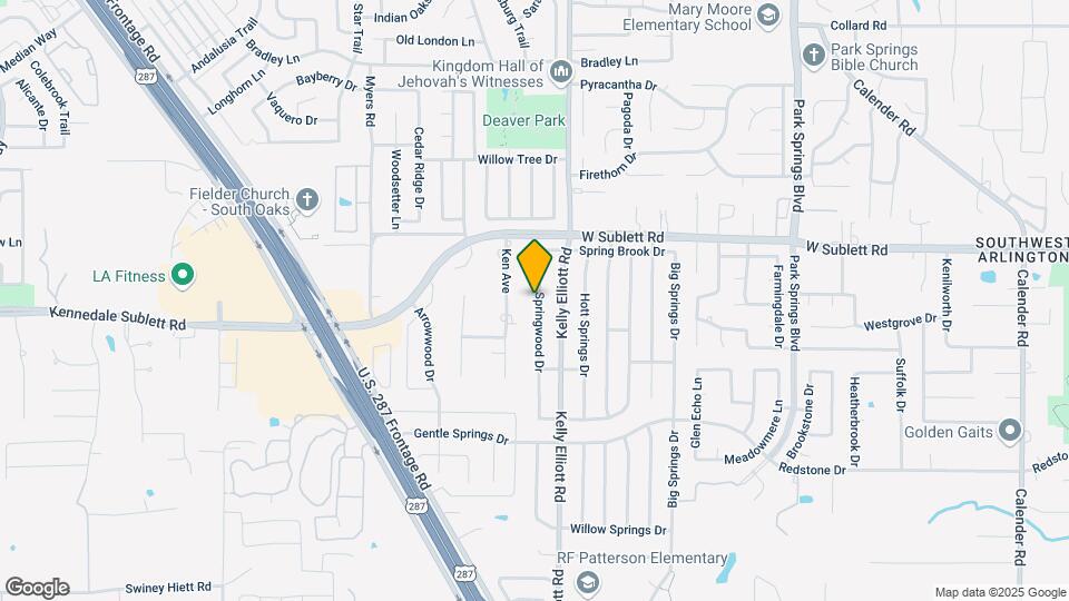 6104 Springwood Dr Map and Location Details