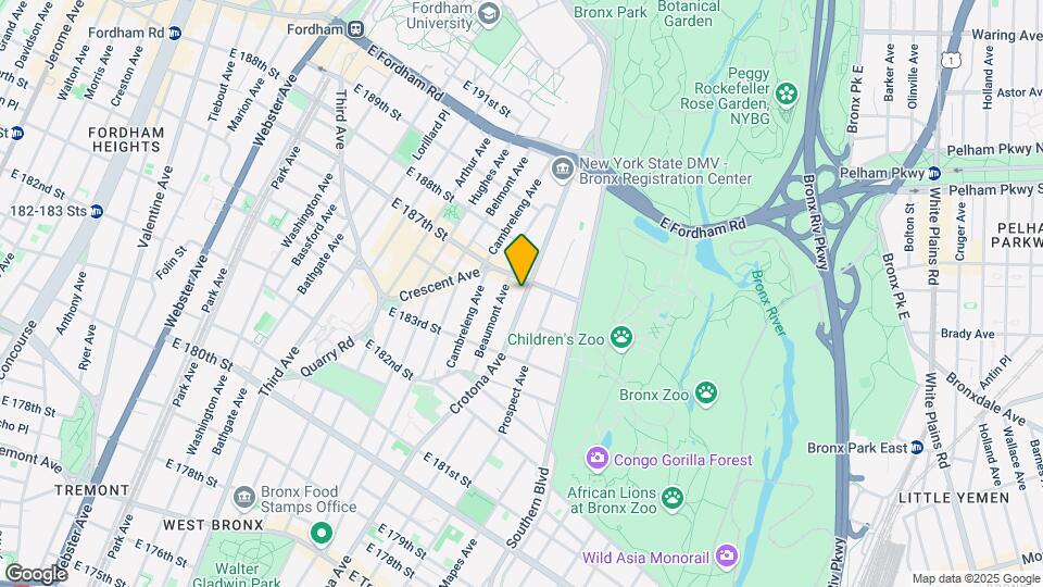 2357 Crotona Avenue Mapa y Detalles de la Ubicación