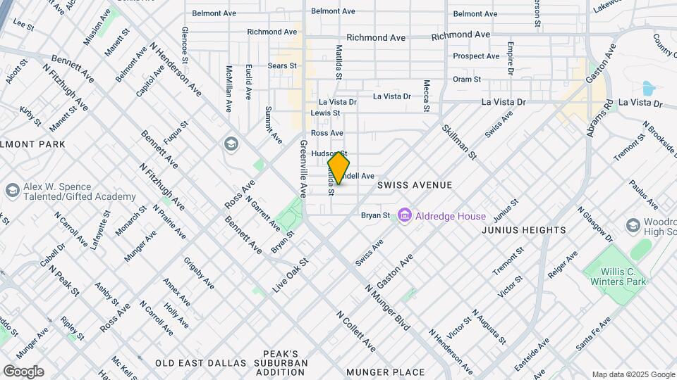 5711 Bryan Pkwy Map and Location Details