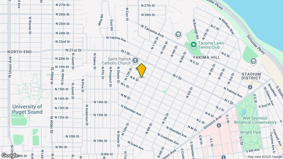 1017 N K St Map and Location Details