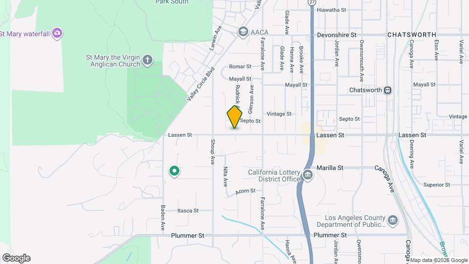 9903 Rudnick Ave Map and Location Details