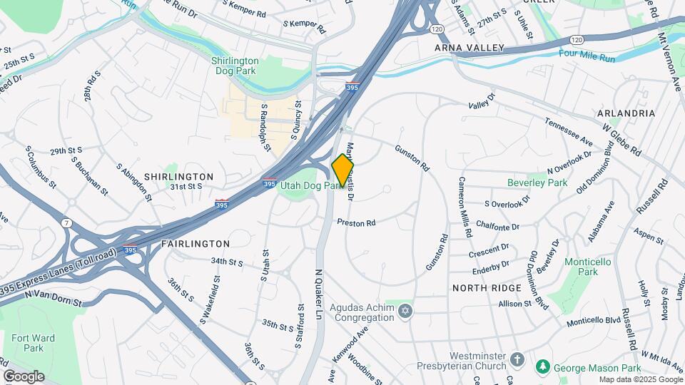 3462 Martha Custis Dr Map and Location Details