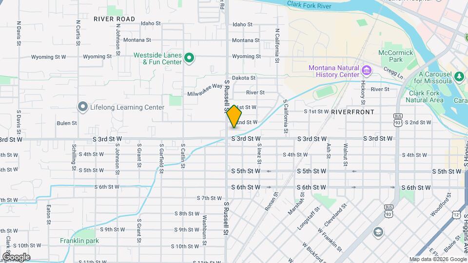 1417 S 3rd St W Map and Location Details