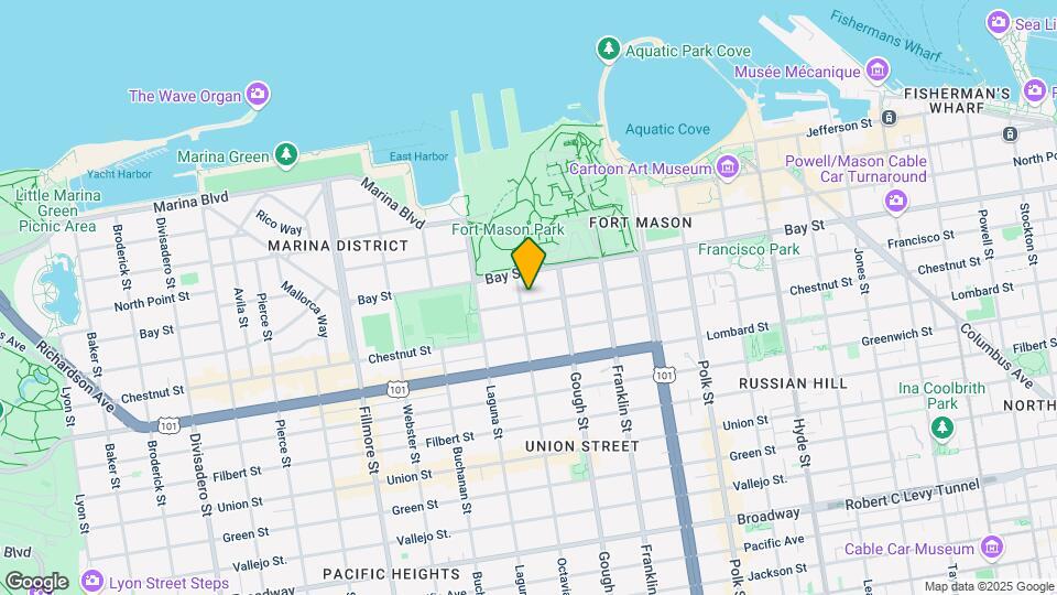 1490 Francisco St-Unit -4 Map and Location Details