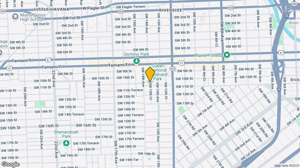 1046 SW 13th Ct Map and Location Details