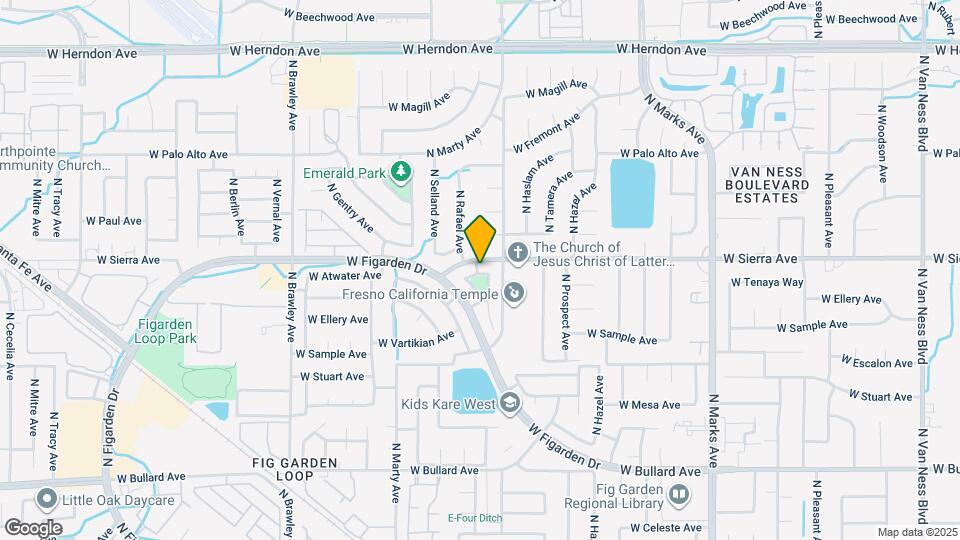 3440 W Tenaya Way Map and Location Details