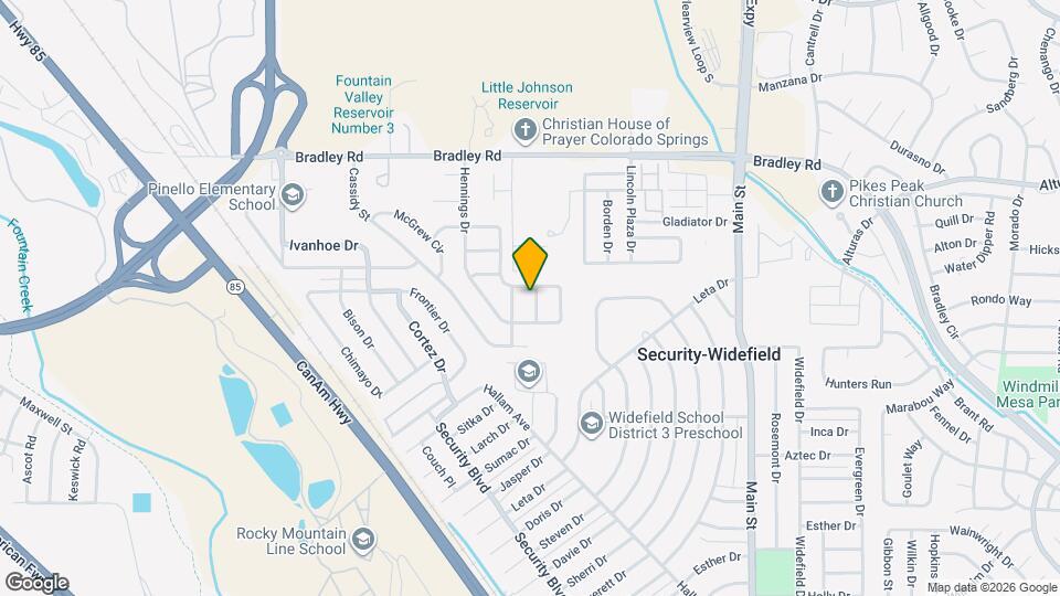 4530 Howland St Map and Location Details