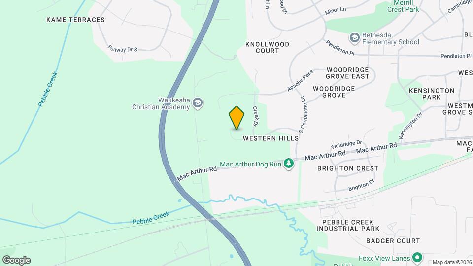 S25W27040 Winnebago Way Map and Location Details