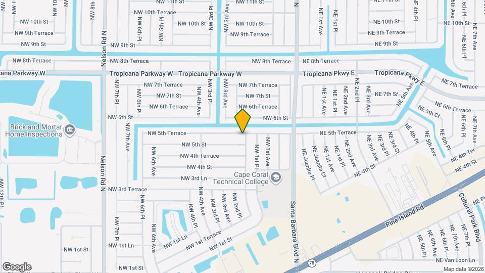 204 NW 5th Terrace Map and Location Details