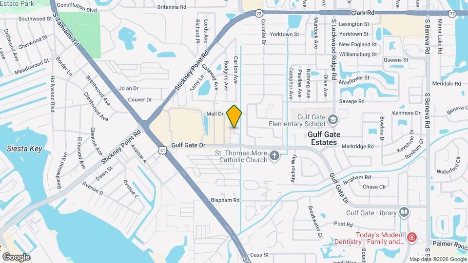 Gulf Gate Apartments Map and Location Details