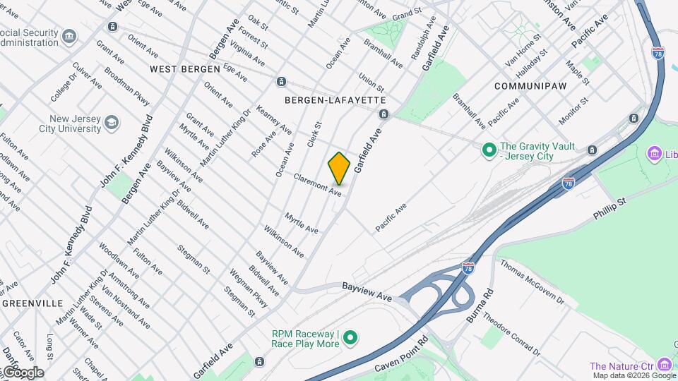 12 Claremont Ave Mapa y Detalles de la Ubicación