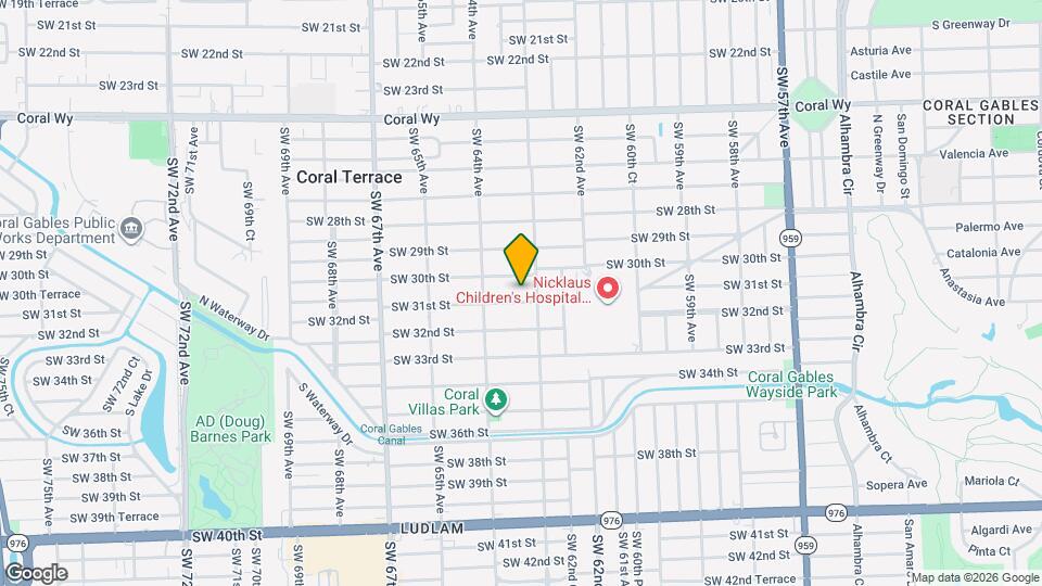 6305 SW 31st St Map and Location Details
