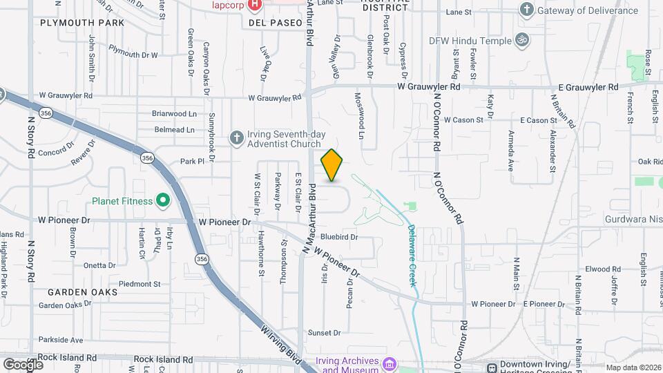 5749 Blaylock Cir N Map and Location Details