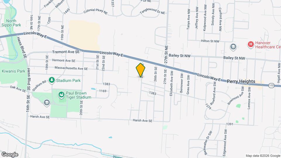 177 25th St SE Map and Location Details