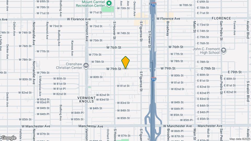 630 1/2 W 79th St Map and Location Details